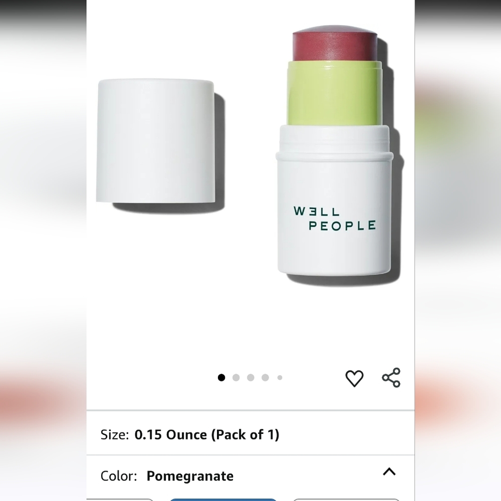 Well People Supernatural Stick Multi Use Blush,  Pomegranate